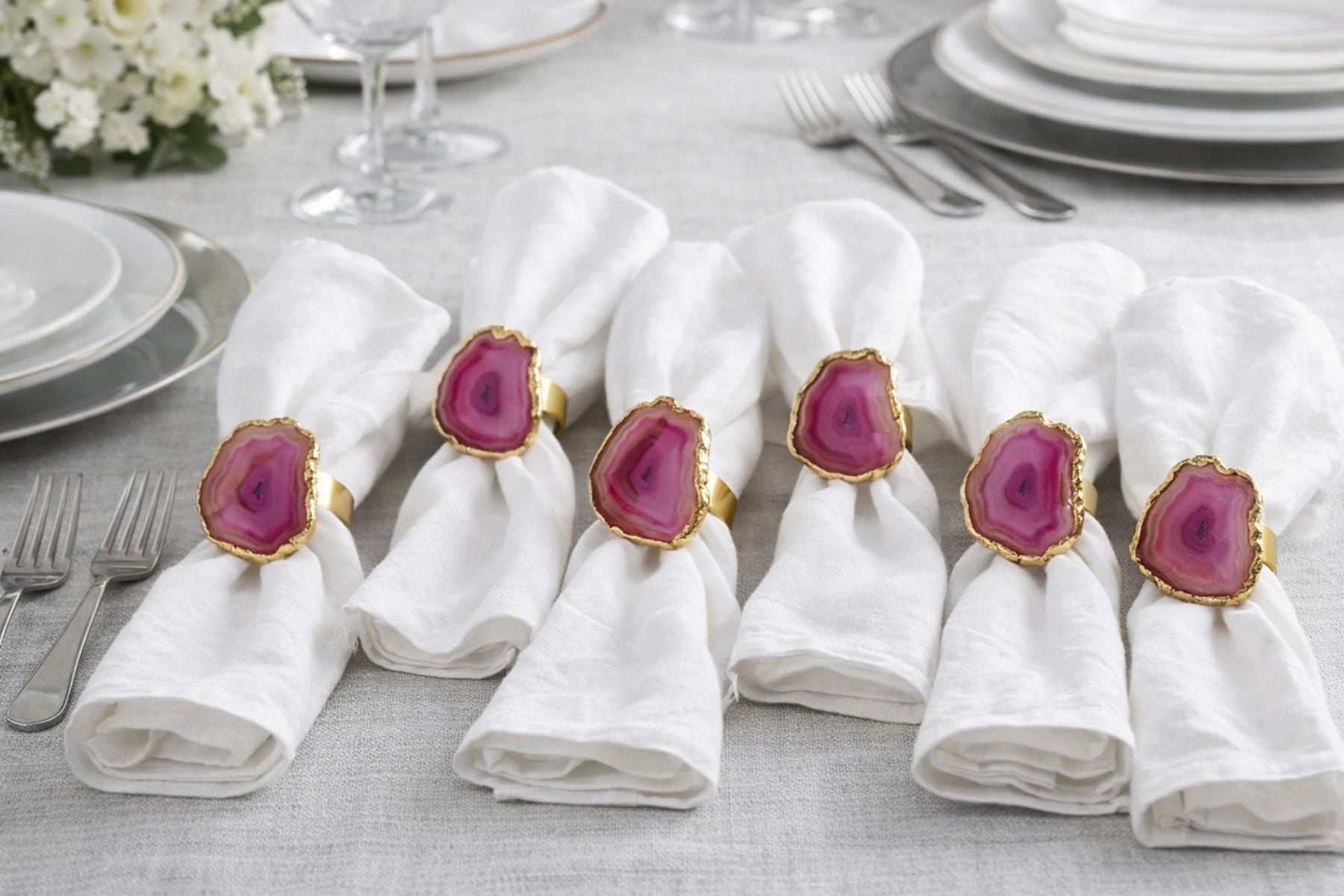 AGATE NAPKIN RING