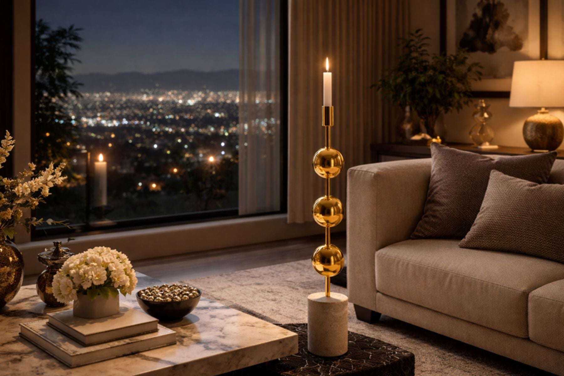 Aurelia Orb Candle Holder