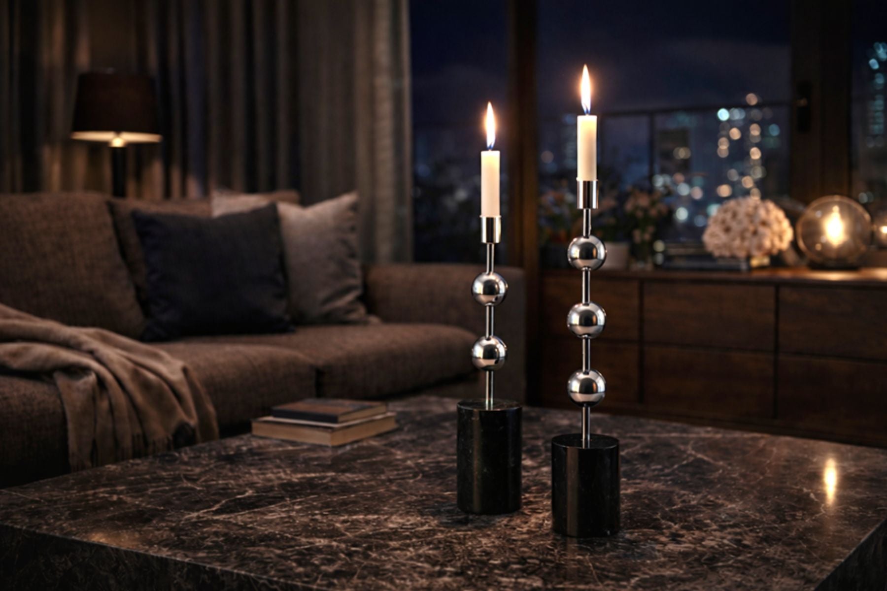 Elysian Sphere Candle Holders