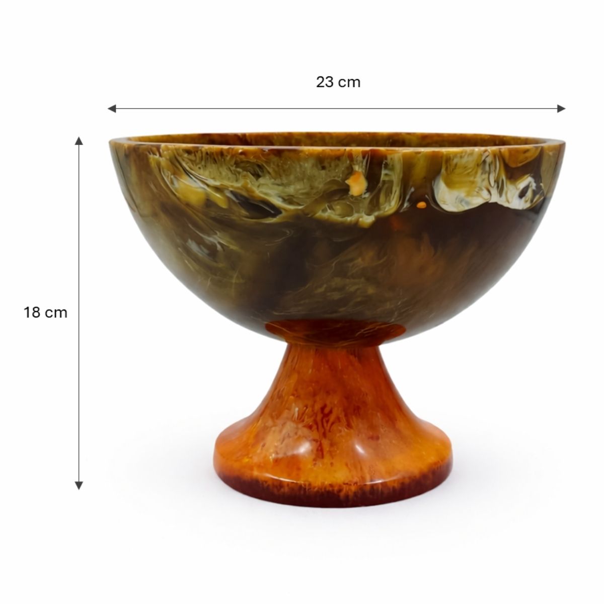 BLUSH NOIR FOOTED RESIN STAND