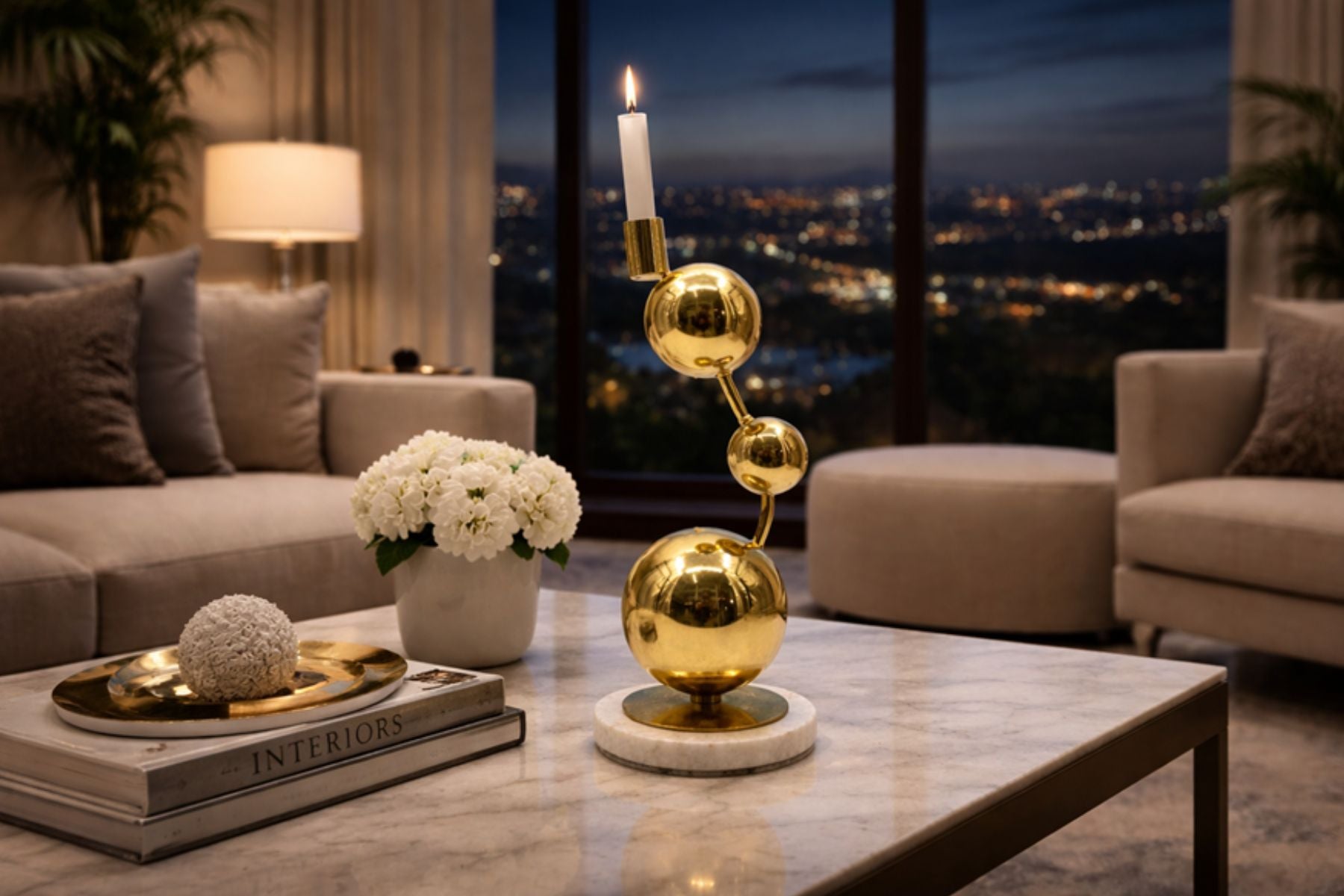 Aurelia Curve Candle Holder