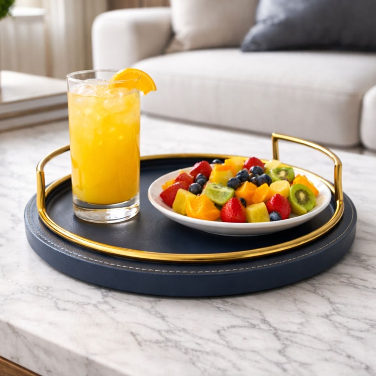 Luxe Leather Tray