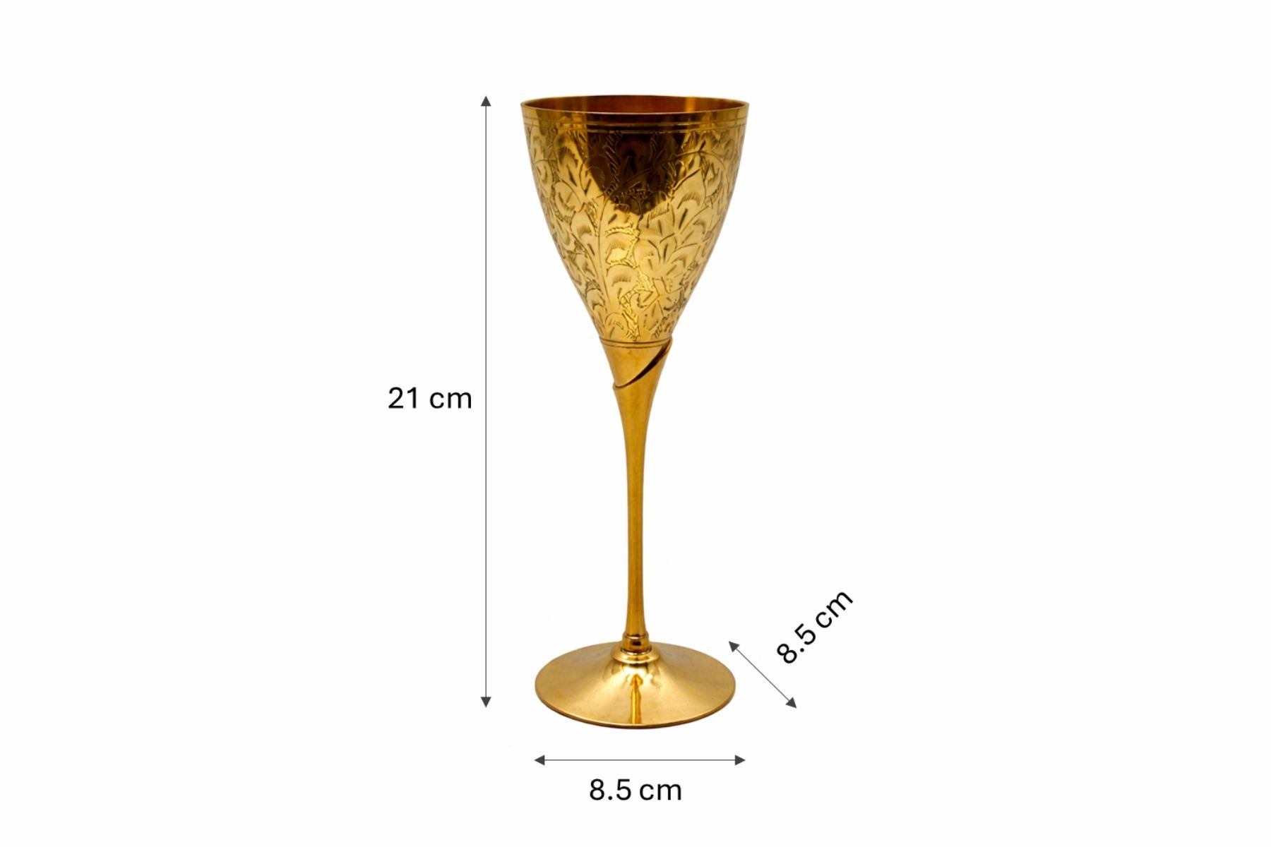 ELITE GOLD WINE GOBLETS