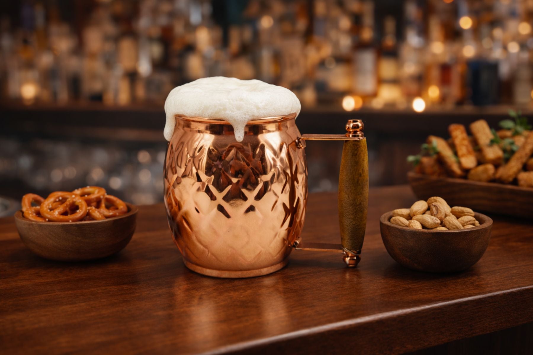 COPPER CREST BEER MUG