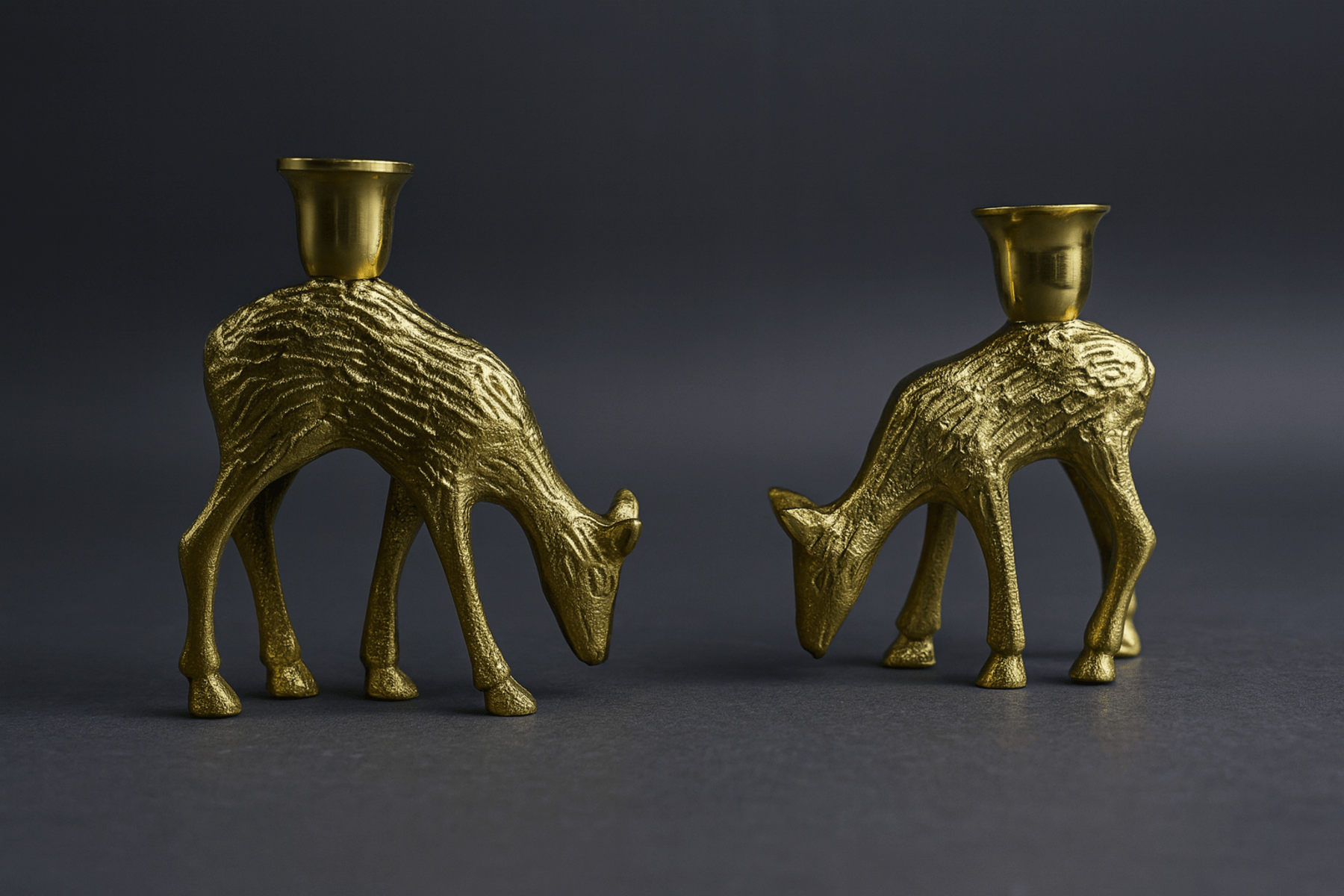GOLDEN GRAZE CANDLE HOLDERS