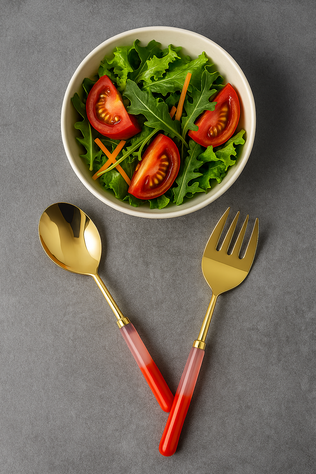 SUNSET GLOW SALAD SERVERS – SET OF 2
