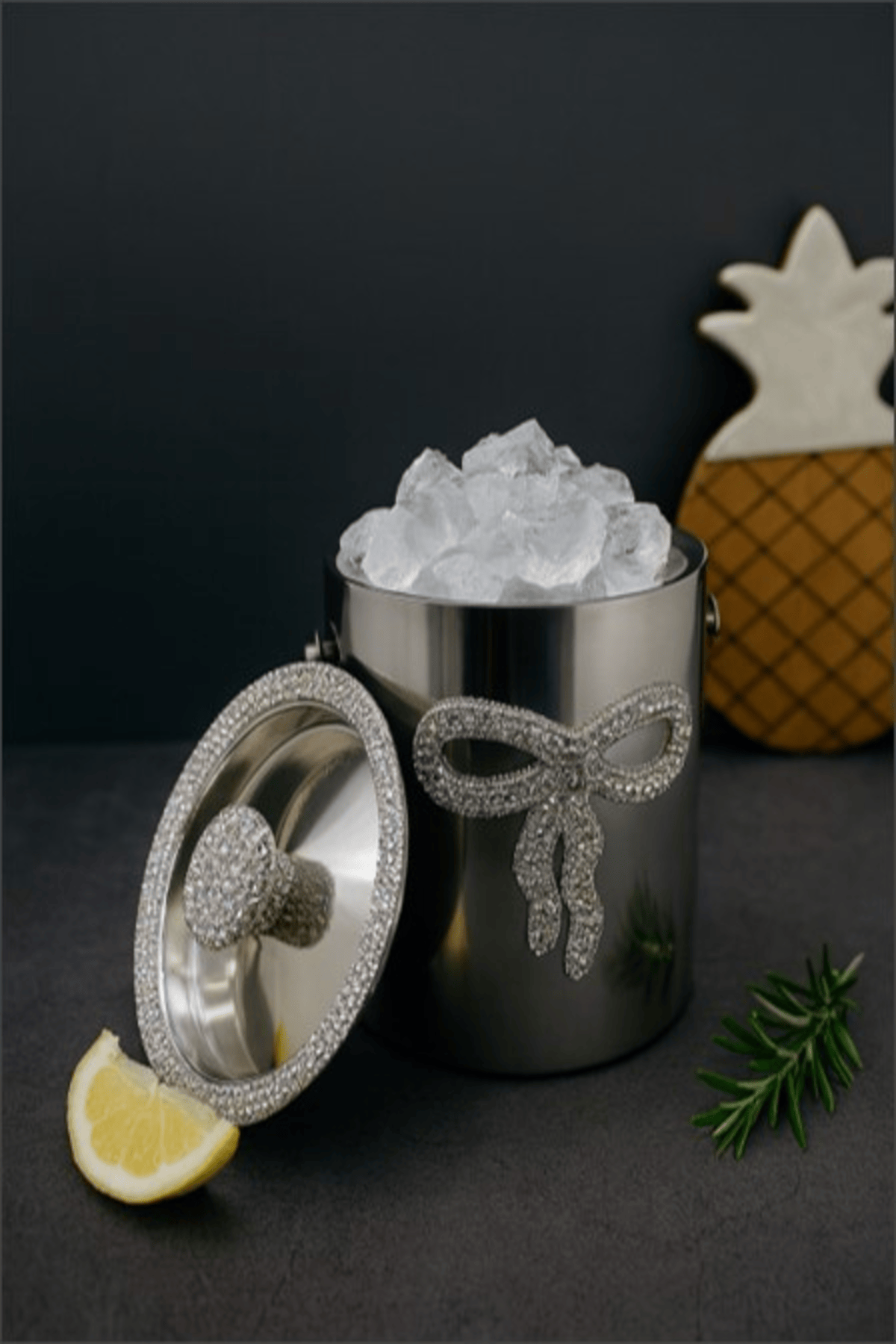 DIAMOND RIBBON ICE BUCKET