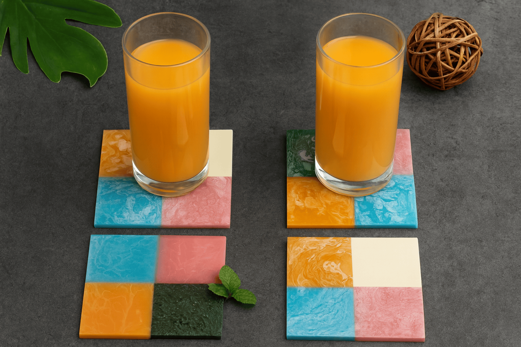 COLORBLOCK COASTERS