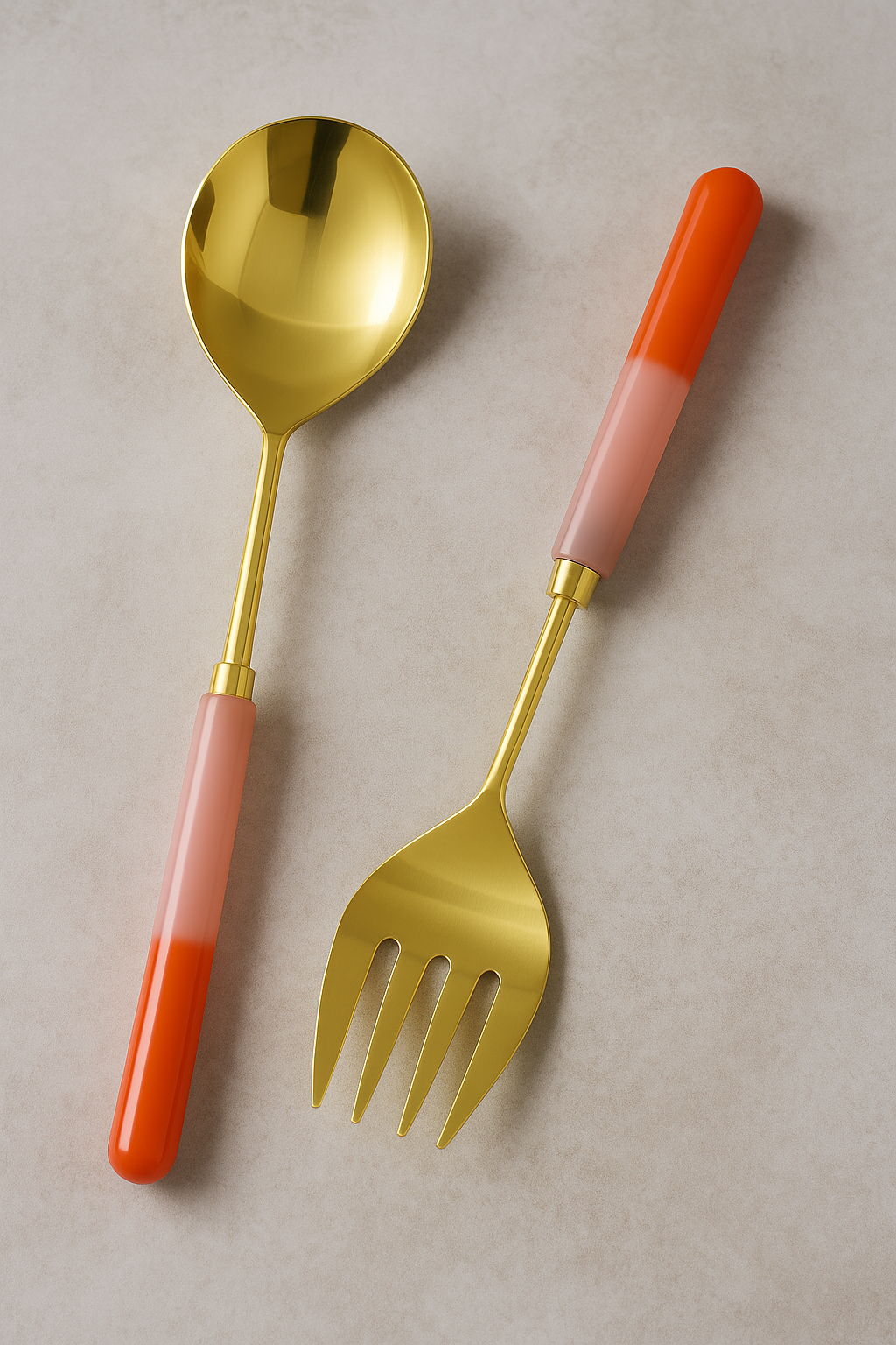 SUNSET GLOW SALAD SERVERS – SET OF 2